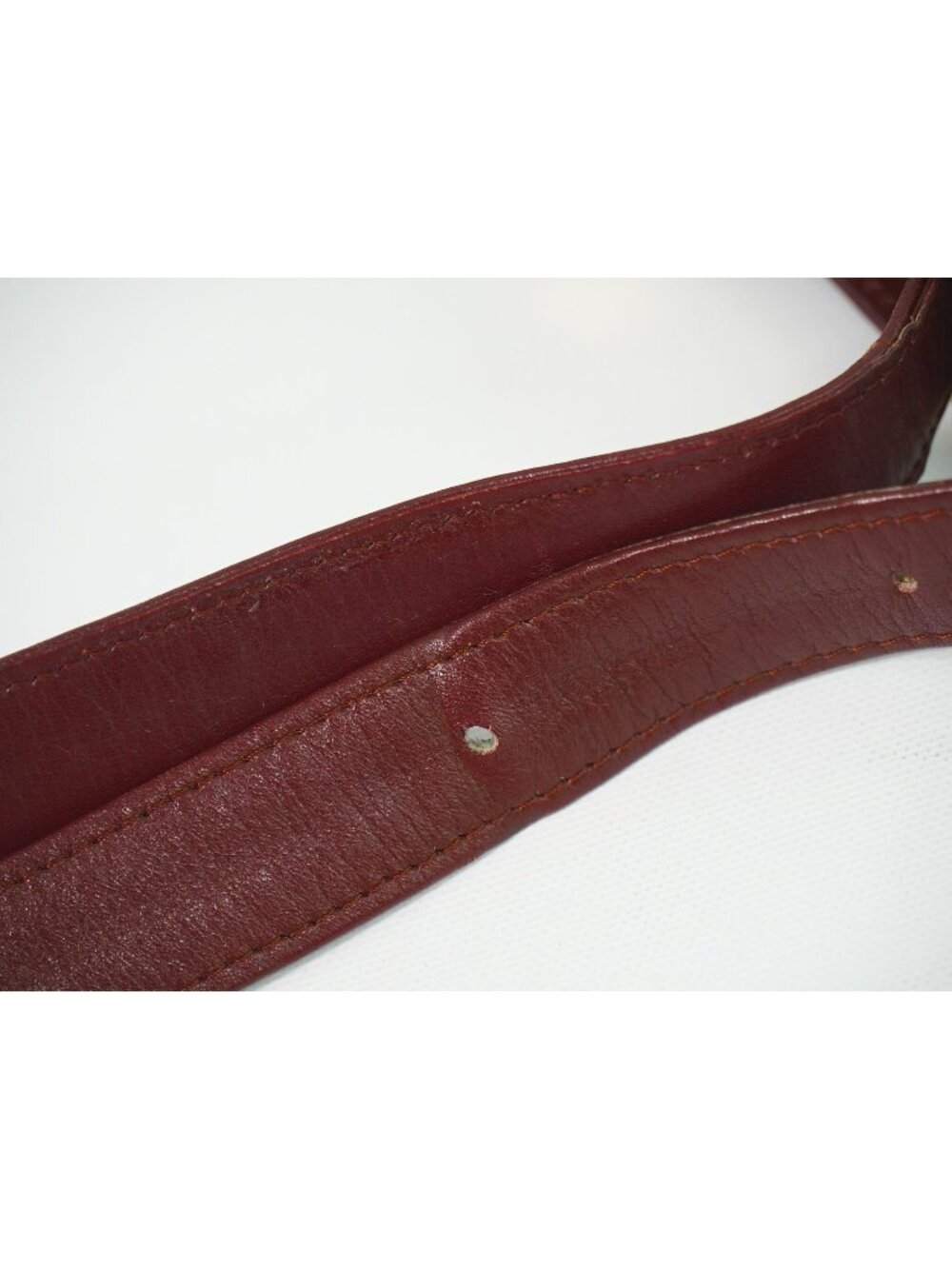 Cartier Must Line Shoulder Bag Leather Bordeaux - Picture 4 of 9